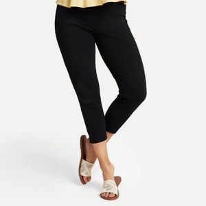 Betabrand BLACK Crop Dress Pant Yoga Pants - medium